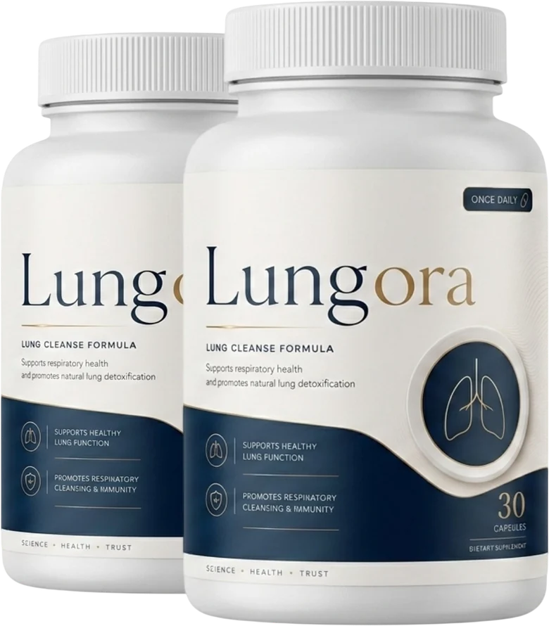 Lungora daily wellness capsule bottles